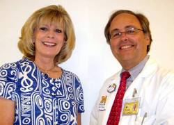 Dr. Kaminski and Betsy de Parry